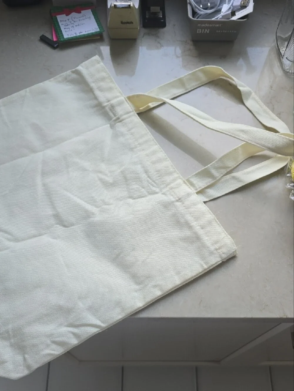 Canvas Tote Bag with 'Young, Wild and Free' W/ Goodies!